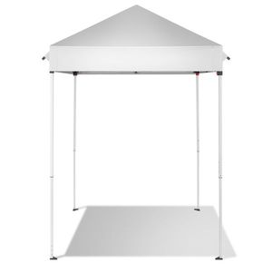 White 5x5 Pop up Canopy & Gazebo Pergola - Product Image 1