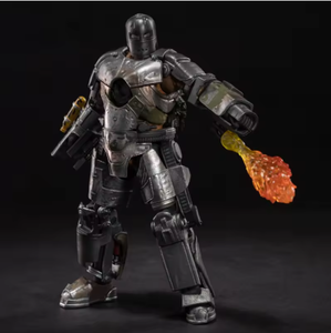 Zd Toys Nuova Edizione Originale <span class=keywords><strong>Marvel</strong></span> 10° Anniversario <span class=keywords><strong>Iron</strong></span> <span class=keywords><strong>Man</strong></span> Mk1 in PVC Non Luminoso, Action Figure 1/10 con Articolazioni Mobili - Product Image 5