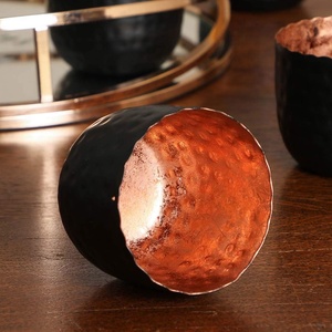Black Copper Tealight Candle Holder Handmade Metal Candle <b>Stand</b> for Table Centerpiece Home Decor Wholesale - Product Image 3