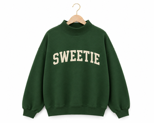 Sweat-shirt à col montant pour femme en mélange de coton brossé doux, pull-over, fabricant de vêtements OEM ODM - Product Image 6