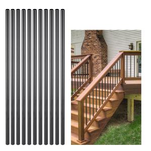 Balustre in Alluminio da 26 Pollici, Confezione da 51 Pezzi, 3/4 Impermeabili, Corrimano in Metallo Cavo per Uso Interno - Product Image 4