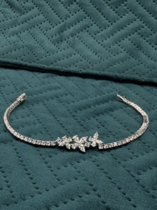 Magnífica Pulsera de Diamantes Cultivados en Laboratorio de 3.07 CT, Corte Marquise, Pera y Redondo, en Platino PT950 para Mujer - Product Image 6