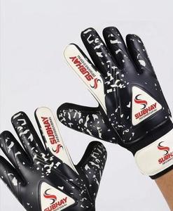 Soccer Football Goalkeeper Gloves Full Finger PU Leather <b>Hook</b> And Loop Closure Unisex Sports Gear - Product Image 3