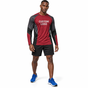 Camiseta Deportiva de Punto para Hombre, de Secado Rápido, Personalizada, de Malla de Poliéster, Absorbente de Humedad, Ecológica, Antiarrugas, para Fitness - Product Image 5