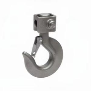 Crochet de sécurité pivotant Yogi Engineering (acier allié forgé et acier au carbone) - Crochet de levage avec loquet de sécurité ou crochet de grue avec pivot - Product Image 5
