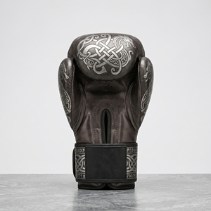Guantes de Boxeo con Protección para las Manos, la Mejor Calidad, Servicio OEM, Logotipo Personalizado, Guantes de Boxeo Unisex de Cuero PU Estampado, Estilo Casual Inteligente para Entrenamiento - Product Image 3