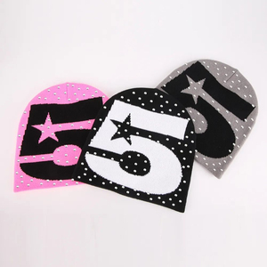 Gorros Personalizados Premium OEM 2026, Nuevo Modelo, Superventas, Gorro de Invierno Suave con Estampado Moderno para Adultos - Product Image 1