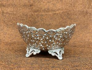 ชามรูปไข่ขนาดเล็กชุบเงินสำหรับตกแต่งบ้าน,ชามใช้ได้สำหรับตกแต่งและให้ของขวัญสินค้าออกใหม่ - Product Image 3