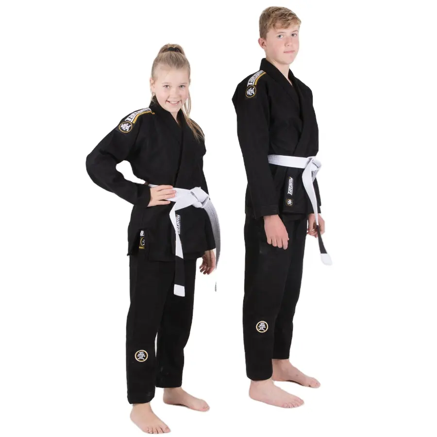 무술 BJJ Gi Mens & Kids 브라질 Jiu Jitsu 한 벌 제복 성인 & 젊음 주문 로고 디자인 BJJ Gi Mens & Kids