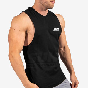 OEM Service Latest Design Knitted Breathable Gym <b>Singlet</b> <b>for</b> <b>Men</b> High Quality Low Price Top Selling Made in Pakistan - Product Image 5