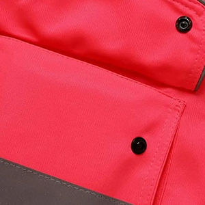 Gilet de sécurité réfléchissant haute visibilité ANSI Classe 2 avec LED clignotante, respirant, vêtements de travail automne/hiver, logo personnalisé - Product Image 6