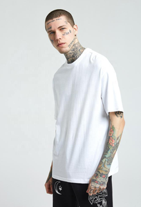 T-shirts pour hommes personnalisables, couleur unie réfléchissante, anti-rides, séchage rapide, manches courtes, coupe classique, mélange polyester/coton, vierges - Product Image 4