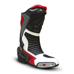 Bottes de qualité supérieure respirantes et légères en cuir microfibre, mi-mollet, avec fermeture éclair latérale, antidérapantes, confortables, douces, pour toutes les saisons - Product Image 2