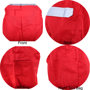 Overol de alta visibilidad ignífugo, chaqueta de protección para hombre, overol de seguridad de algodón ignífugo e impermeable, ropa de trabajo de alta visibilidad OEM - Product Image 5