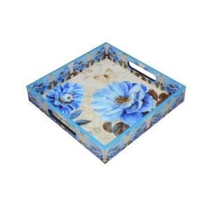 Bandeja de MDF para servir alimentos, la más vendida, hecha a mano, impresa, de madera, para el hogar, cocina, mesa, para servir alimentos, con diseño impreso. - Product Image 3