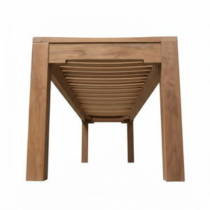 Banco de Jardín Rectangular de Madera de Teca Indonesia, Elegante, Tradicional, de Lujo, Duradero, Resistente al Agua, para Villa, Casa de Campo, Terraza, Espacios Públicos - Product Image 3