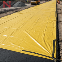 Bâche d'étanchéité pour la construction routière, couverture en asphalte pour le pavage et la protection des routes, utilisation sur chantier