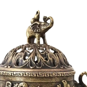 Brûleur d'encens en métal de luxe, écologique, décoration religieuse pour la maison, avec taille et logo personnalisables - Product Image 4