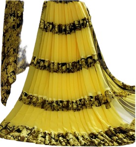 Correa de satén para uso veterinario, ideal para sari o vestido, corte 6.30 con pieza de blusa. ¡Lo último en tendencias de saris o telas! - Product Image 2