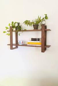 Custom Wooden Wall <b>Shelf</b> Storage Rack For Home Office Restaurant Hotel And Retail Interior Decoration - Product Image 5