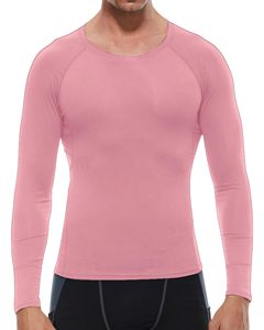 T-shirt de compression pour homme à manches longues, séchage rapide, pour entraînement, gym, sport, sous-vêtement technique, vente en gros OEM - Product Image 2