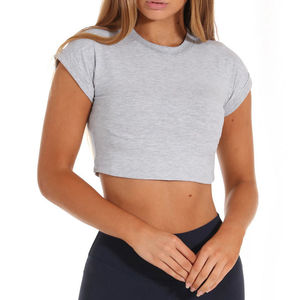 Camiseta Corta de Manga Corta para Mujer, Ecológica, Transpirable, con Estampado, 100% Algodón, para Uso Diario de Verano, Estilo Moderno - Product Image 3