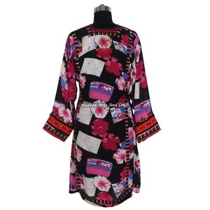 Robe Balochi afghane noire vintage faite à la main, meilleur design, vêtements pour femmes, inspirée de la culture pakistanaise / indienne, BDR061 Robe Balochi - Product Image 5