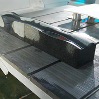 Sierra de Puente CNC de 5+1 Ejes con Cambio Automático de Herramientas 360 °   Máquina de Corte de Piedra Giratoria para Recortes de Fregaderos y Encimeras