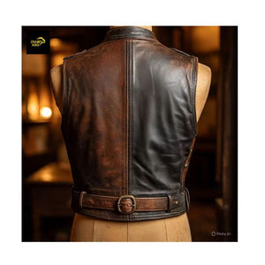 Chaleco de Cuero Genuino Champ King para Mujer, Clásico, Duradero, Elegante y Atemporal - Product Image 3
