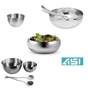 Kitchenware Space Saving <b>Deep</b> Salad <b>Bowl</b> with servers Baking Serving Mixing Salad Stainless Steel Mixing <b>Bowls</b> for Food - Product Image 6