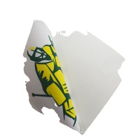 Autocollants de fenêtre personnalisés en PVC double face, imperméables, écologiques, imprimés, adhésifs sur le devant, pour permis de stationnement, pour utilisation extérieure sur voiture