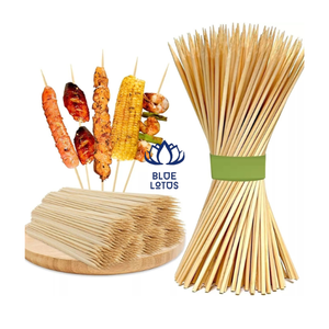 BEST SELLER Brochettes en bambou naturelles et robustes pour kebab, grillades, apéritifs, traiteur et barbecue - Product Image 1