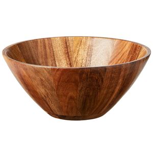 Tazón de madera ecológico para servir en la cocina, hecho de madera natural con acabado duradero, perfecto para servir comida saludable. - Product Image 3