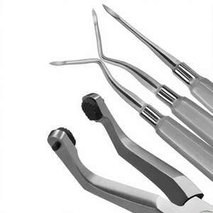 DERMISPRO INSTRUMENTS Juego de 35 Instrumentos Manuales de Acero Inoxidable Plateado para Extracción Dental Oral, Autoclavables, con Certificación CE - Product Image 4