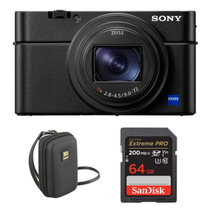 กล้องดิจิตอล RX100 VII ของแท้ใหม่เอี่ยม พร้อมโปรเซสเซอร์ภาพ BIONZ X และชิปประมวลผล LSI ด้านหน้า - Product Image 1