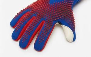 ถุงมือผู้รักษาประตูฟุตบอลมืออาชีพ ยางฉีดแบบ 3 มิติ ซิลิโคนด้านหลัง ปิดแบบสวม  โลโก้แบรนด์สั่งทำได้  ยางเยอรมัน - Product Image 6