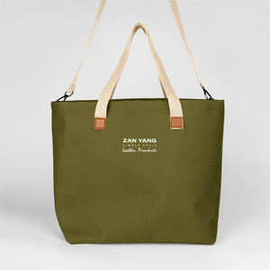 Sacs à main en toile tendance, sacs écologiques avec fermeture à glissière pour femmes - Utilisation pour le camping et les voyages - Product Image 4