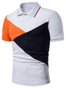 Polo en coton à manches courtes pour homme, coupe classique, logo personnalisé OEM, taille et logo sur mesure. - Product Image 2