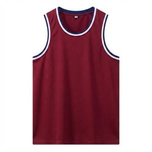 Maillot de basket-ball jaune unisexe, débardeur en maille sans manches, col rond, évacuation de l'humidité, vêtements de sport pour adultes - Product Image 4