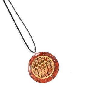 Comprar en línea colgante de orgonita | Colgante de orgonita de árbol de la vida de amatista de ágata natural - Product Image 4