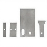 Lames de découpe de précision pour machine de granulation de plastique recyclé 46x24x0.8mm M2 HSS, ensemble de couteaux traités thermiquement