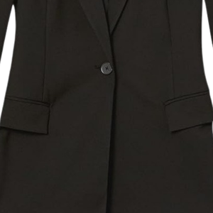 <b>Women</b> <b>Long</b> <b>Black</b> <b>Blazer</b> Jacket Tailored Fit Open Front Formal Office Business Casual Fashion Apparel Wear Clothing - Product Image 4