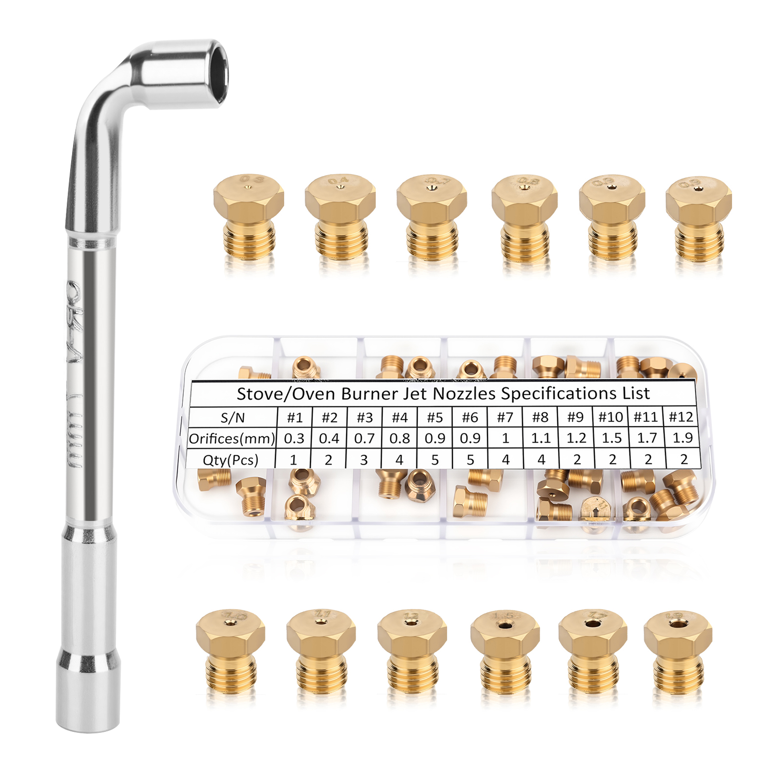 Kit de conversion d'embout de pulvérisation en laiton