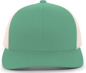Casquette Trucker en Maille Verte à 6 Panneaux, Réglable avec Fermeture Snapback, Style Décontracté Unisexe, Idéale Printemps-Été - Product Image 2