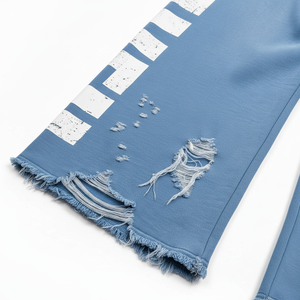 Pantalon de jogging pour homme personnalisé, délavé à l'acide, 100% coton, imprimé sérigraphié, streetwear, fabrication de haute qualité - Product Image 4