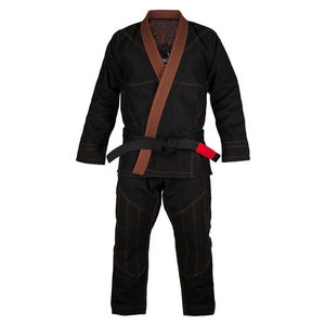 Uniforme de BJJ Unisex Hecho en Pakistán para Entrenamiento de Artes Marciales, Tela Elástica de Poliéster/Algodón, Color Sólido - Product Image 3
