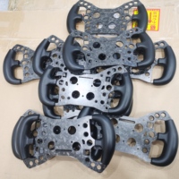 Moules en caoutchouc de silicone personnalisés pour manette de jeu de voiture Sim Racing Volant en fibre de carbone Plaque/Levier de changement de vitesse avec poignées
