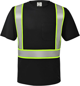 <b>Top</b> Selling High Visibility Two Tone Long Sleeve Work Wear Safety Shirt 100% Polyester Hi Vi <b>Reflective</b> Safety Shirt - Product Image 1
