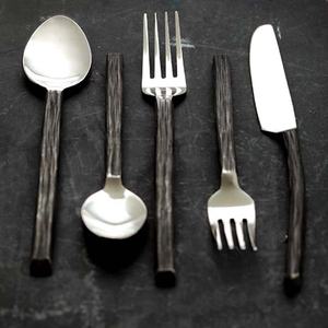 Stainless Steel <b>Bamboo</b> Design Hand Forged <b>Cutlery</b> <b>Set</b> royal Silver Plated <b>cutlery</b> <b>set</b> knotted <b>cutlery</b> <b>set</b> - Product Image 3