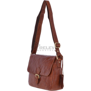 Sacoche d'affaires en cuir véritable sur mesure pour homme, sacoche pour ordinateur portable, sac messager de bureau, sac à bandoulière, sacoche de travail artisanale, OEM - Product Image 3
